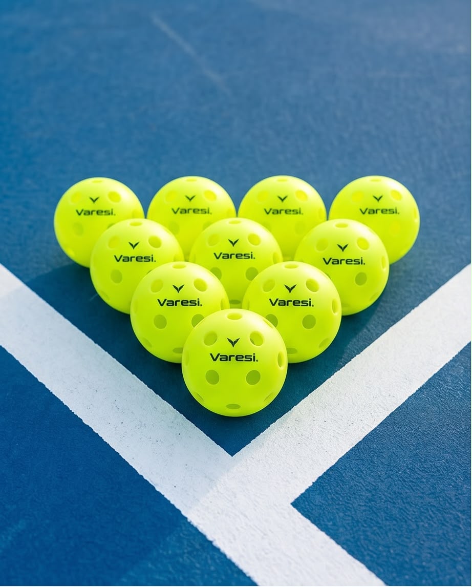 Varesi® ProFlight TPE Outdoor Pickleball [6x balls]