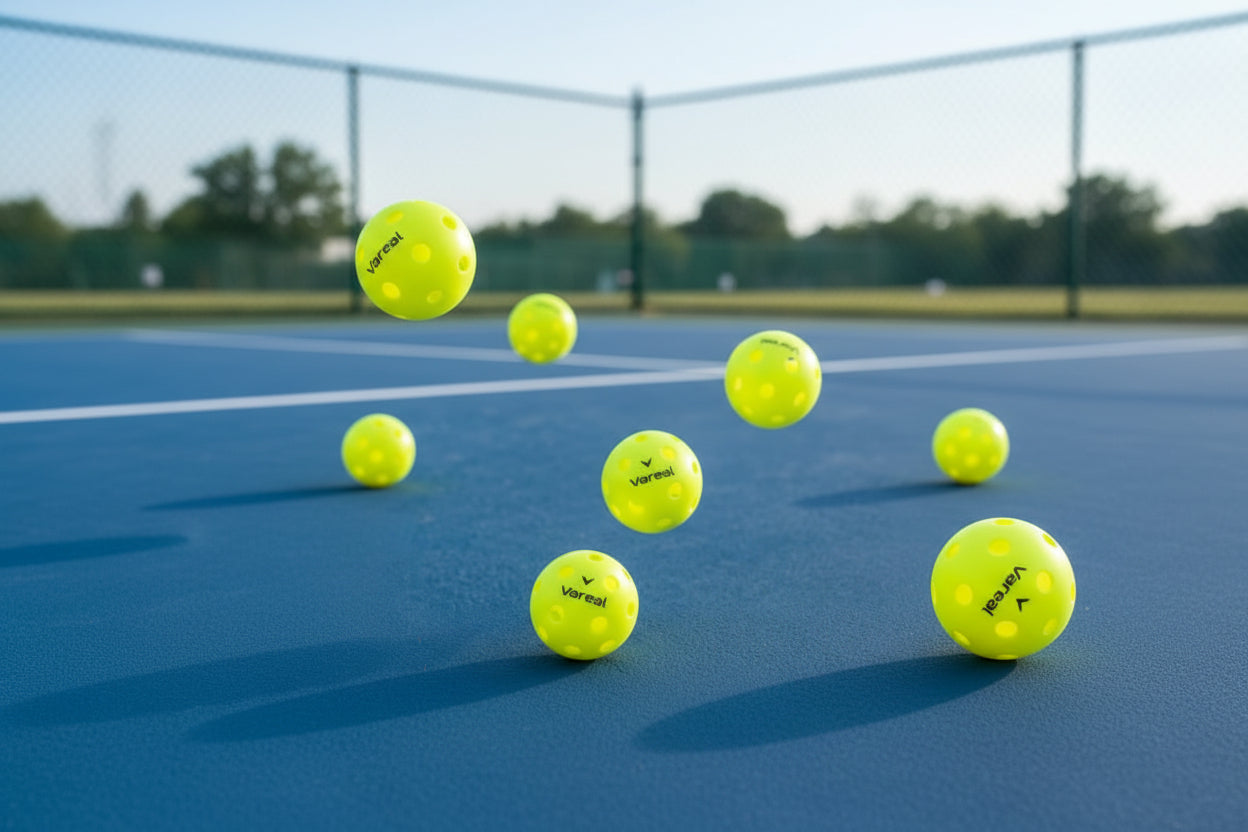 Varesi® ProFlight TPE Outdoor Pickleball [6x balls]